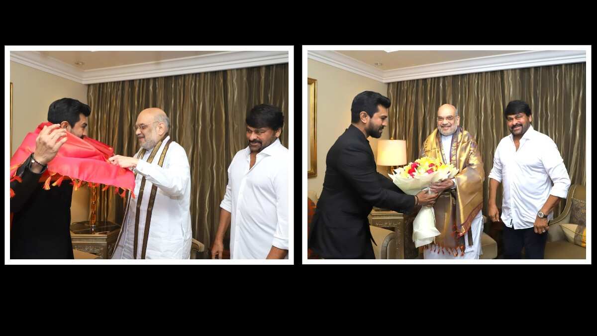 Amit Shah Honours Rrr Star Ram Charan For Naatu Naatus Oscar Win