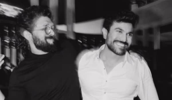 Allu Arjun extends birthday wishes to cousin Ram Charan with special video | Watch the duo recreate Naatu Naatu hook step