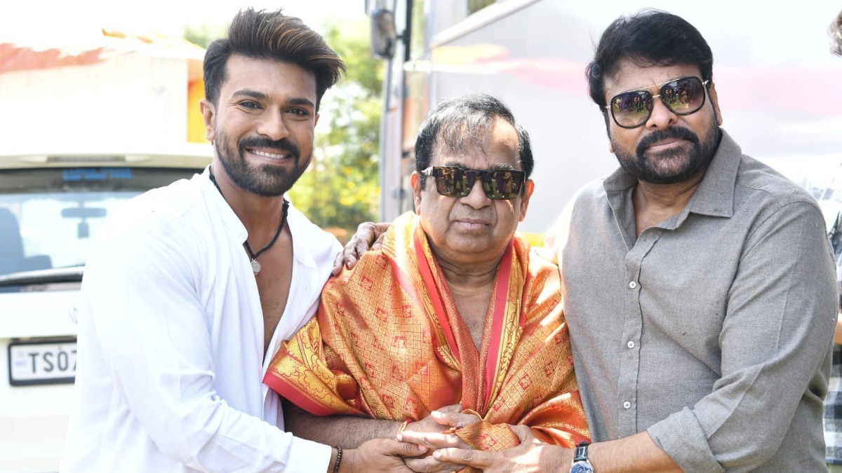 Chiranjeevi, RRR star Ram Charan heap praise on Brahmanandam's performance in Rangamarthanda