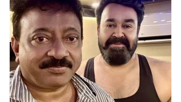 Mohanlal’s L2 Empuraan look goes viral as he poses with Ram Gopal Varma | Check Out