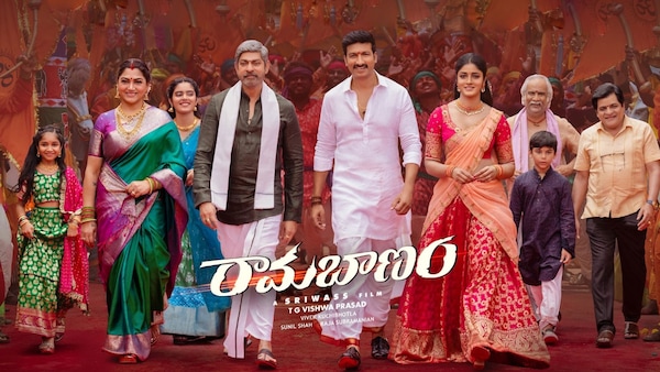 Ramabanam out on OTT: Here's where to stream the Gopichand-Dimple Hayati action drama