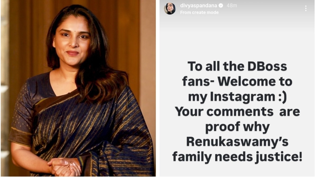 Ramya shares reportage of SC views on Darshan bail; has special message for actor’s fans