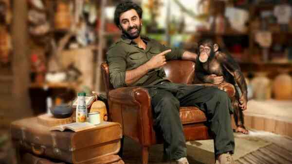 Ranbir Kapoor’s new pic with a chimp has the internet guessing