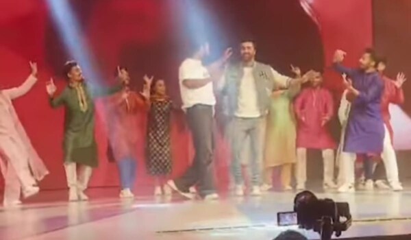 Animal stars Ranbir Kapoor and Bobby Deol do Bhangra in Dubai for Arjan Vailly launch – watch