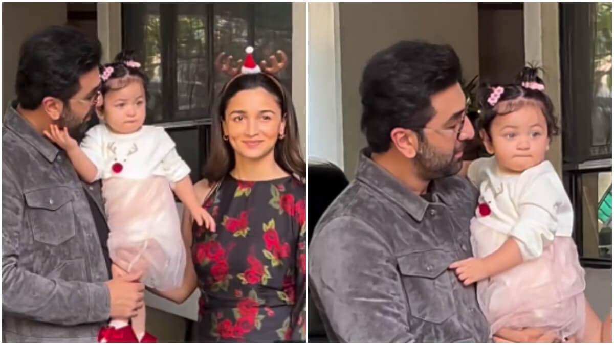 Oh so cute! Alia Bhatt and Ranbir Kapoor's daughter Raha makes her ...