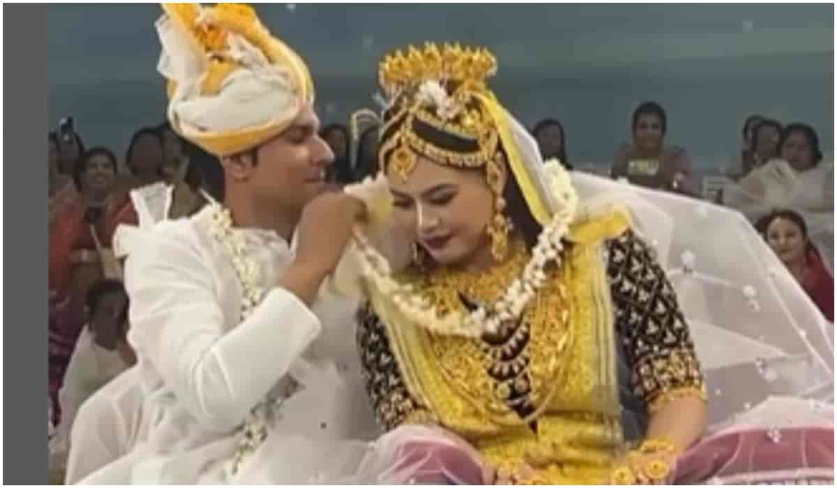 Watch video – Randeep Hooda marrying the love of his life Lin Laishram in a traditional Manipur wedding ceremony