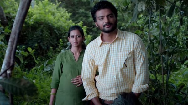 Radhika Narayan and Nirup Bhandari in Rangitaranga
