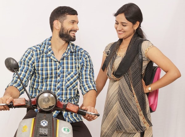 Diganth and Ranjani in a still from the film