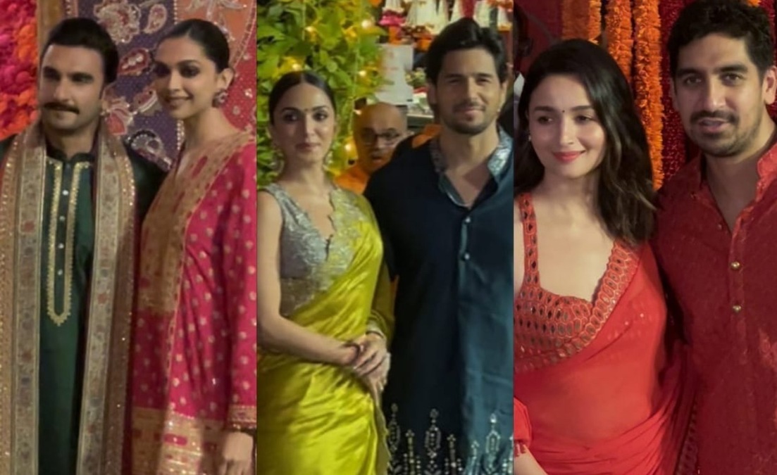 Ambani Ganpati celebrations: Shah Rukh Khan, Deepika-Ranveer, Sidharth-Kiara, Alia Bhatt, Nayanthara and more attend the grand event