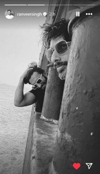 Ranveer Singh's Instagram Story.