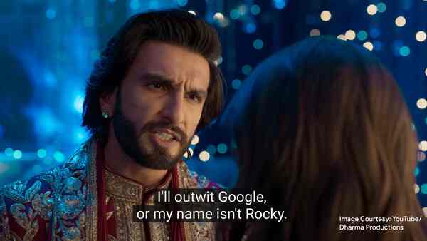 Google replies to Ranveer Singh’s dialogue in Rocky Aur Rani Kii Prem Kahaani