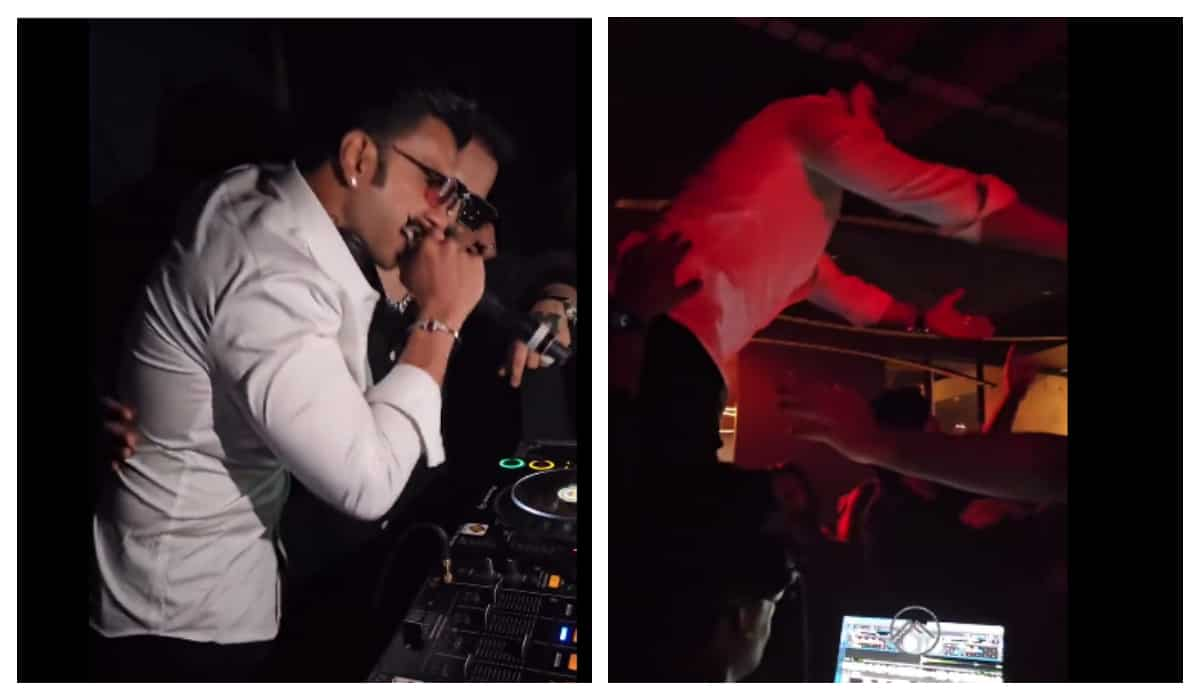 Ranveer Singh vibes at Shah Rukh Khan’s B’day bash by turning DJ, also ...