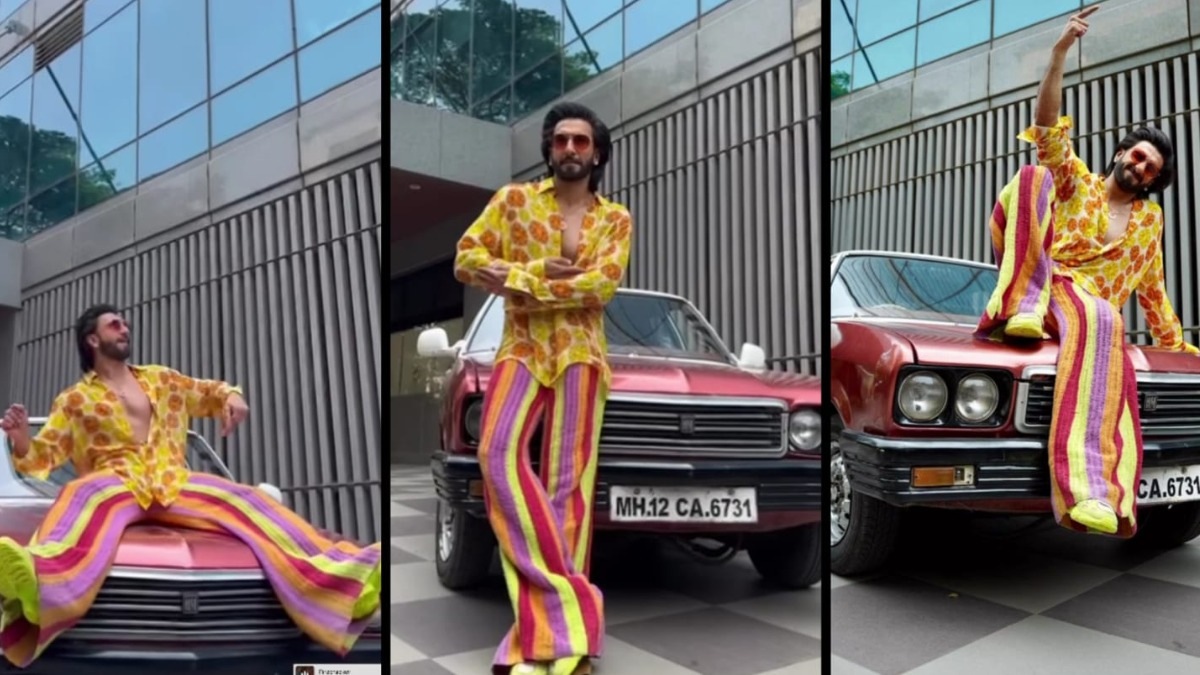 In Pictures: Ranveer Singh was a complete FIRECRACKER at the launch of the Jayeshbhai Jordaar song