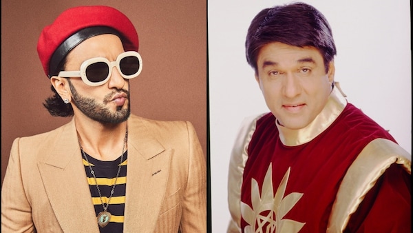 Ranveer Singh and Mukesh Khanna as Shaktimaan