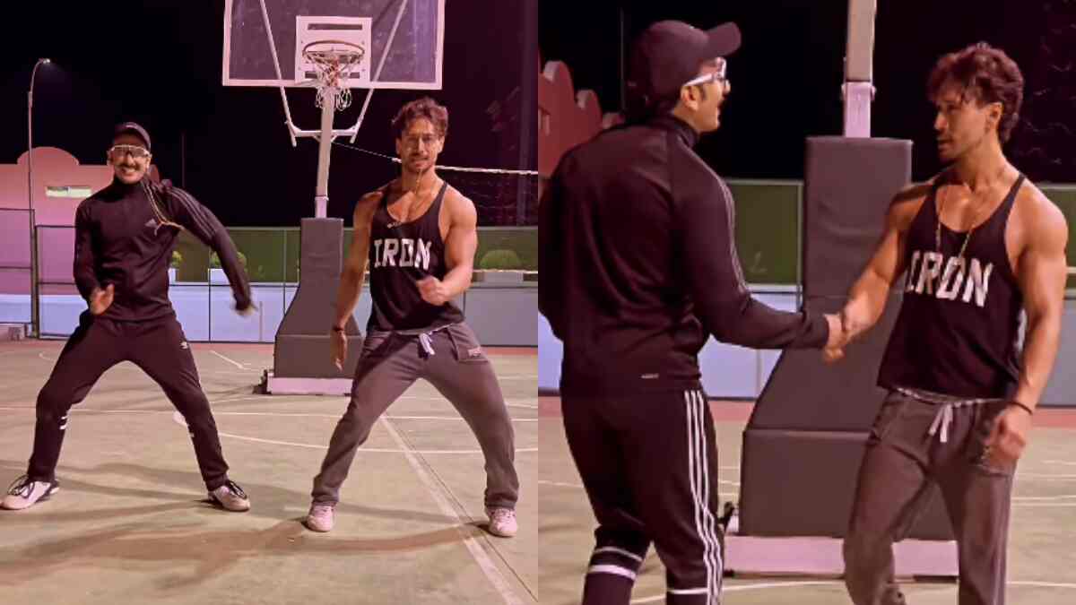 Ganapath meets Simmba! Tiger Shroff and Ranveer Singh get grooving to the song Hum Aaye Hain