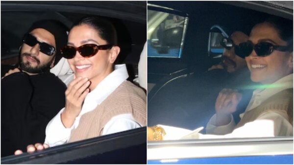 Deepika Padukone and Ranveer Singh spotted at airport, groove to 'Sher Khul Gaye' with paparazzi