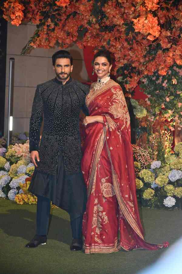 Ranveer Singh, Deepika Padukone at Anant Ambani, Radhika Merchant's engagement ceremony (Manav Manglani).