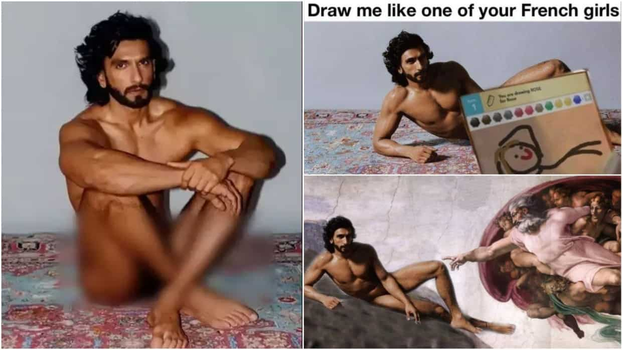 VIRAL: Ranveer Singh goes WILD with his NAKED photoshoot, inspires a MEME  FEST on Twitter, Check out the BEST ones