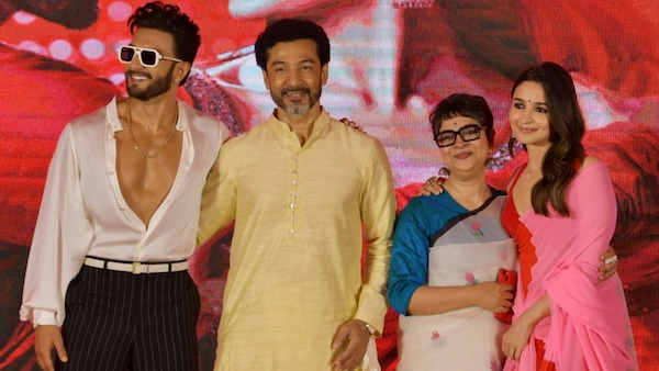 Ranveer Singh, Tota Roy Chowdhury, Churni Ganguly, and Alia Bhatt
