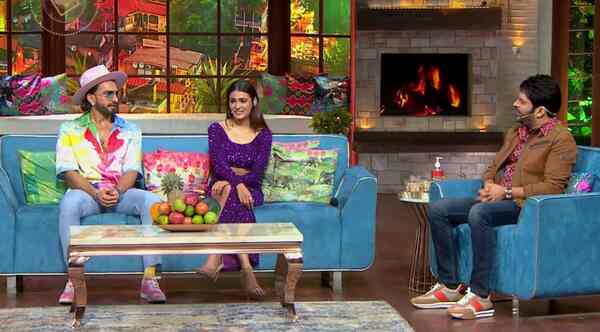 The Kapil Sharma Show: 'Jayeshbhai' Ranveer Singh mocks the host, laughs at a question on Deepika Padukone