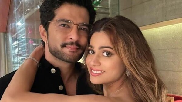 Watch: Bigg Boss 15 couple Shamita Shetty-Raqesh Bapat shower kisses on one another and it's aww-dorable