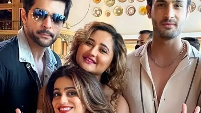 Umar Riaz meets his Bigg Boss 15 co-contestants, celebrates Shamita Shetty's birthday with Raqesh Bapat, Rashami Desai