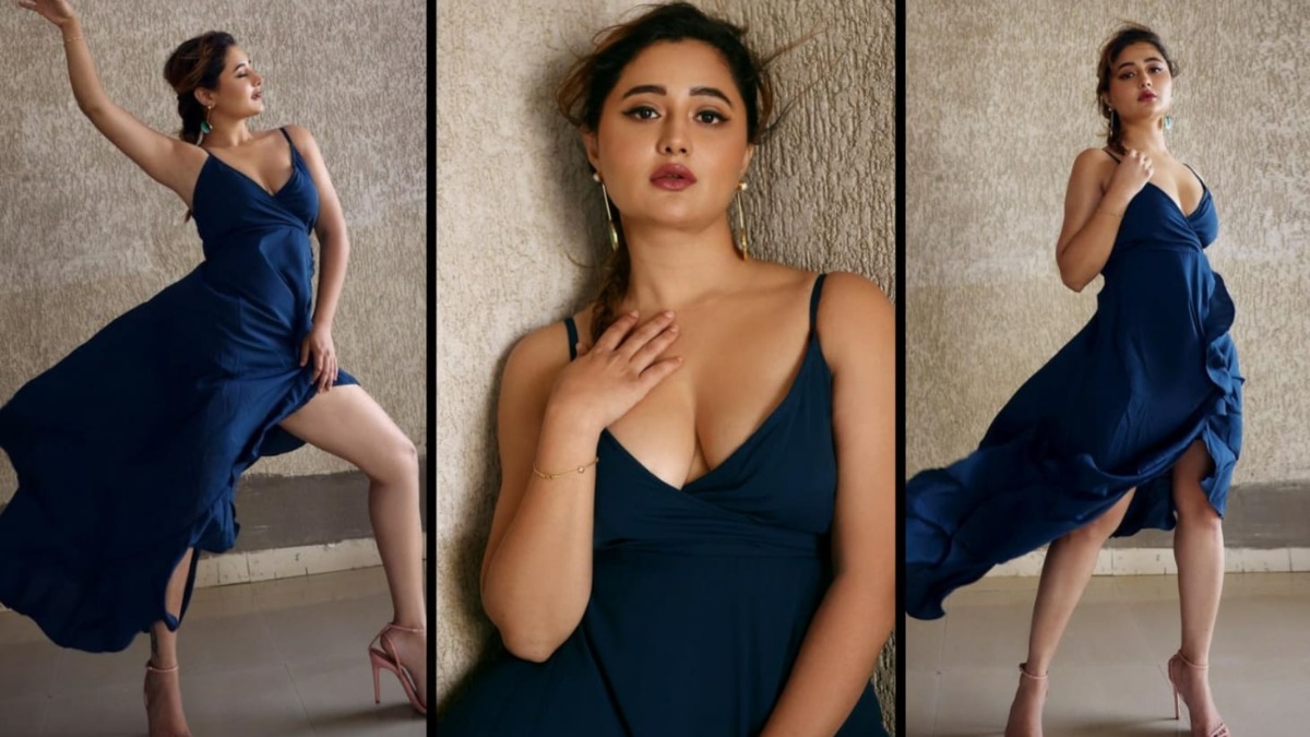 In Picture: Rashami Desai stuns in a thigh high slit gown in a new photoshoot 