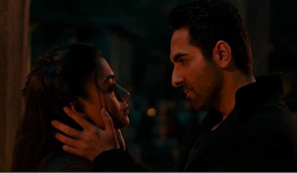 Rashmika Mandanna and Ayushmann Khurrana in Thamma