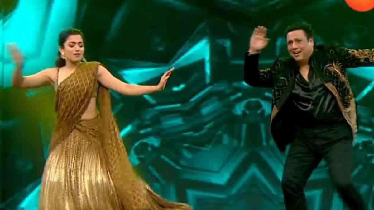 WATCH: Rashmika Mandanna, Govinda recreate Sammi from Pushpa and it’s the best dance-along ever