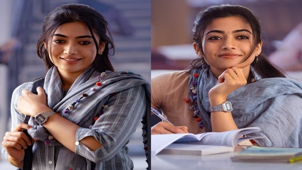 The Girlfriend poster - Rashmika Mandanna is back as a sweet college girl and fans are thrilled!