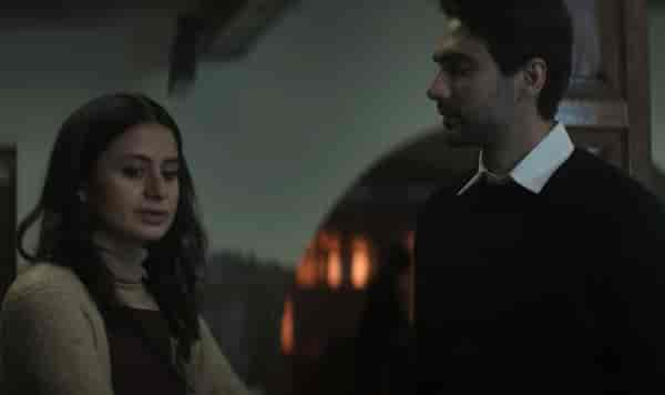 Rasika Dugal and Ishwak Singh in Adhura