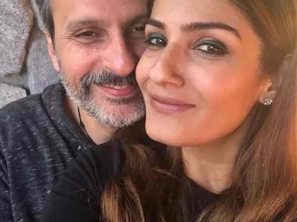 Raveena Tandon and Anil Thadani