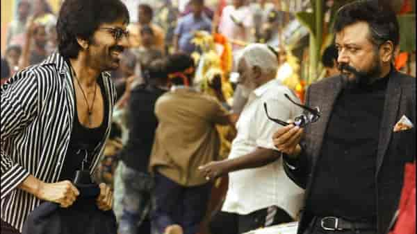 Ravi Teja and Jayaram in Dhamaka