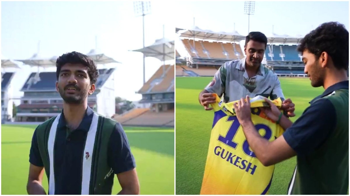 Watch: Fomer Indian spinner meets Chess wizard D Gukesh ahead of IPL 2025