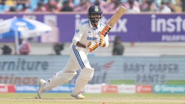 IND vs ENG - Ravindra Jadeja gets 50 on home turf, fans enjoy his sword-swirl celebration