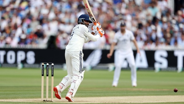 Ravindra Jadeja during the 3rd Ind vs Eng Test Match final on Monday, 14 July 2025. Photo via BCCI