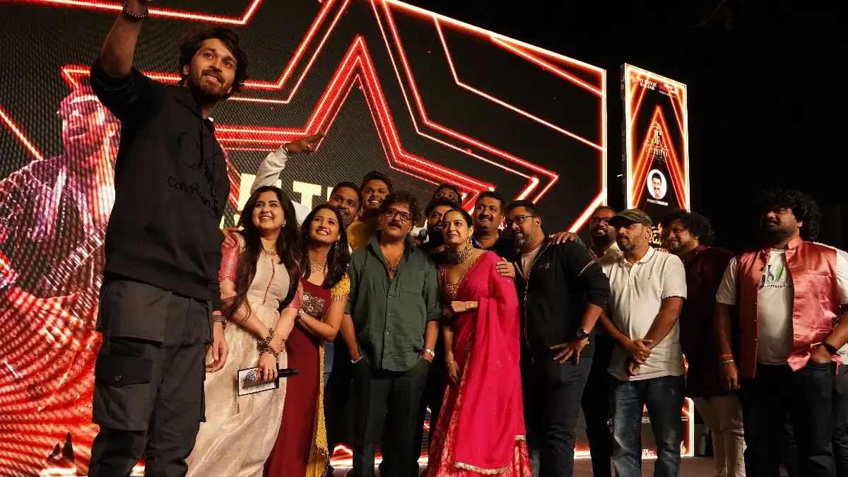 Raymo: A selfie and lots more at the pre-release event of Pavan Wadeyar's film