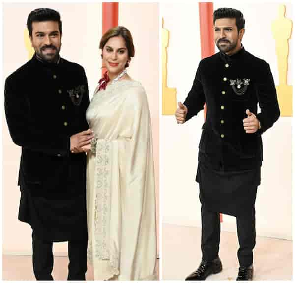 Ram Charan and Upasana at Oscars 2023