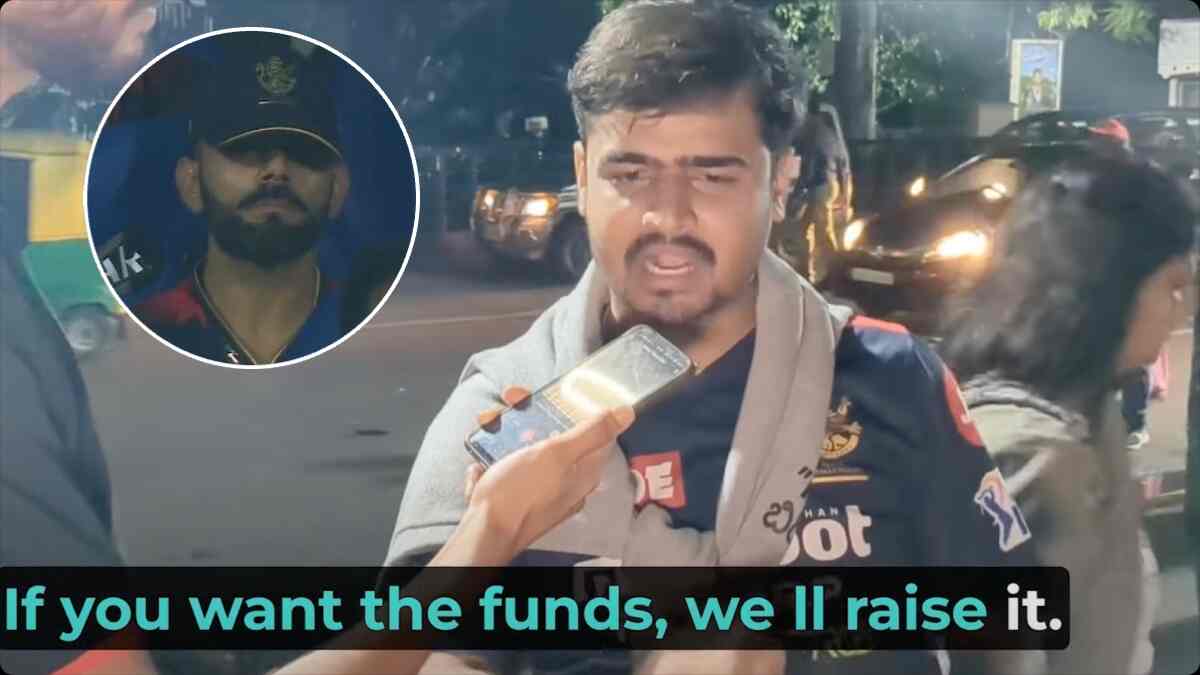 RCB vs GT: Heartbroken fan becomes the new voice of fans in the latest viral video