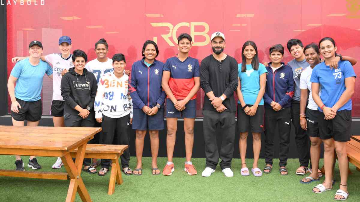 'Virat Kohli effect': Fans call King 'lucky charm' as Royal Challengers Bangalore Women finally win, WATCH