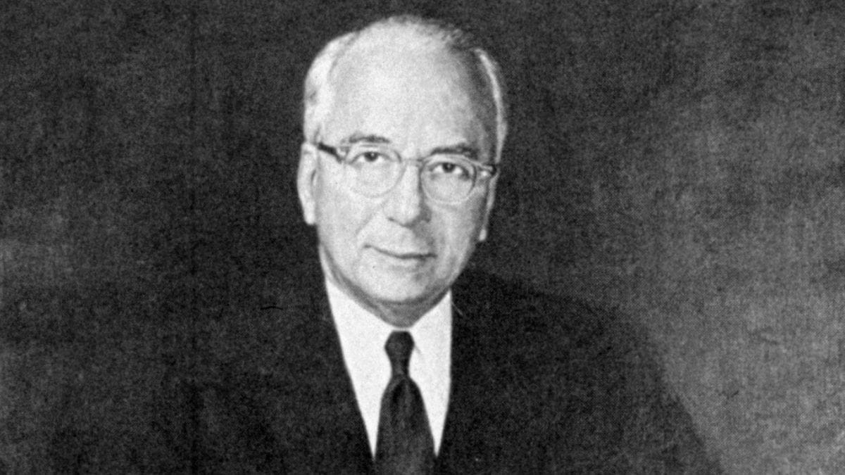 The man in the image was an American businessman, philanthropist, and naval officer who served two terms on the U.S. Atomic Energy Commission (AEC). Name him, whom Robert Downey Jr. is set portray in the upcoming film Oppenheimer.