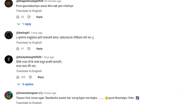 Netizens react to Border 2