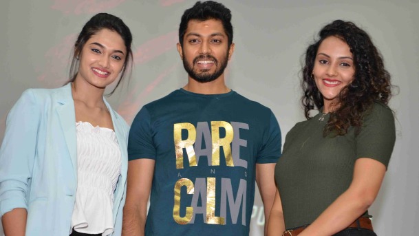 Reeshma Nanaiah, Shreyas Manju and Rajani Bharadwaj at the teaser launch