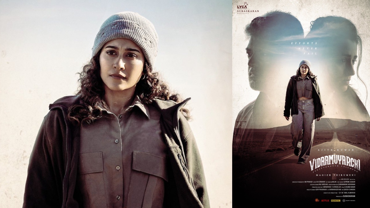 Vidaamuyarchi: Regina Cassandra’s first look from Ajith Kumar’s film is out