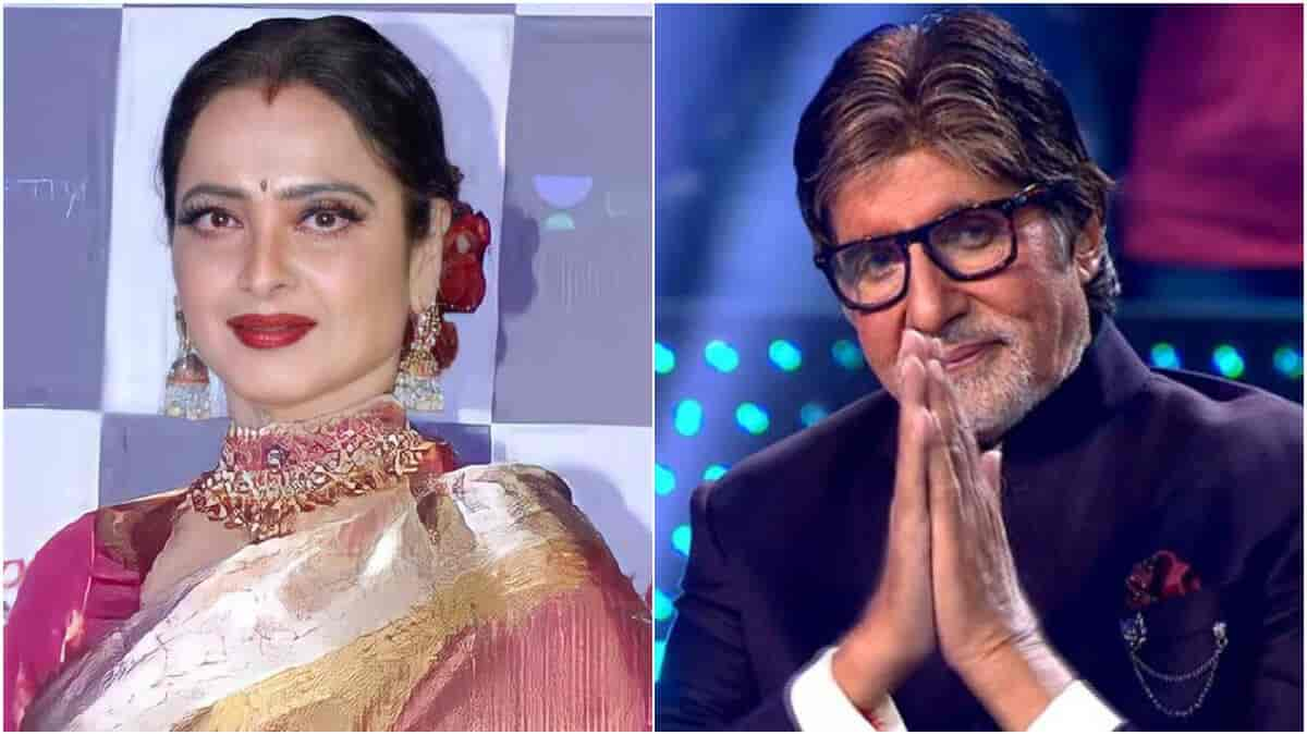 Rekha reveals she's a big fan of Amitabh Bachchan's KBC, remembers every line from the show!