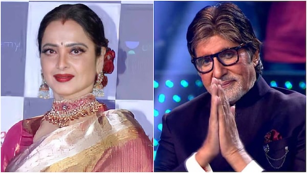 Rekha reveals she's a big fan of Amitabh Bachchan's KBC, remembers every line from the show!