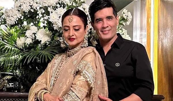 Rekha and Manish Malhotra