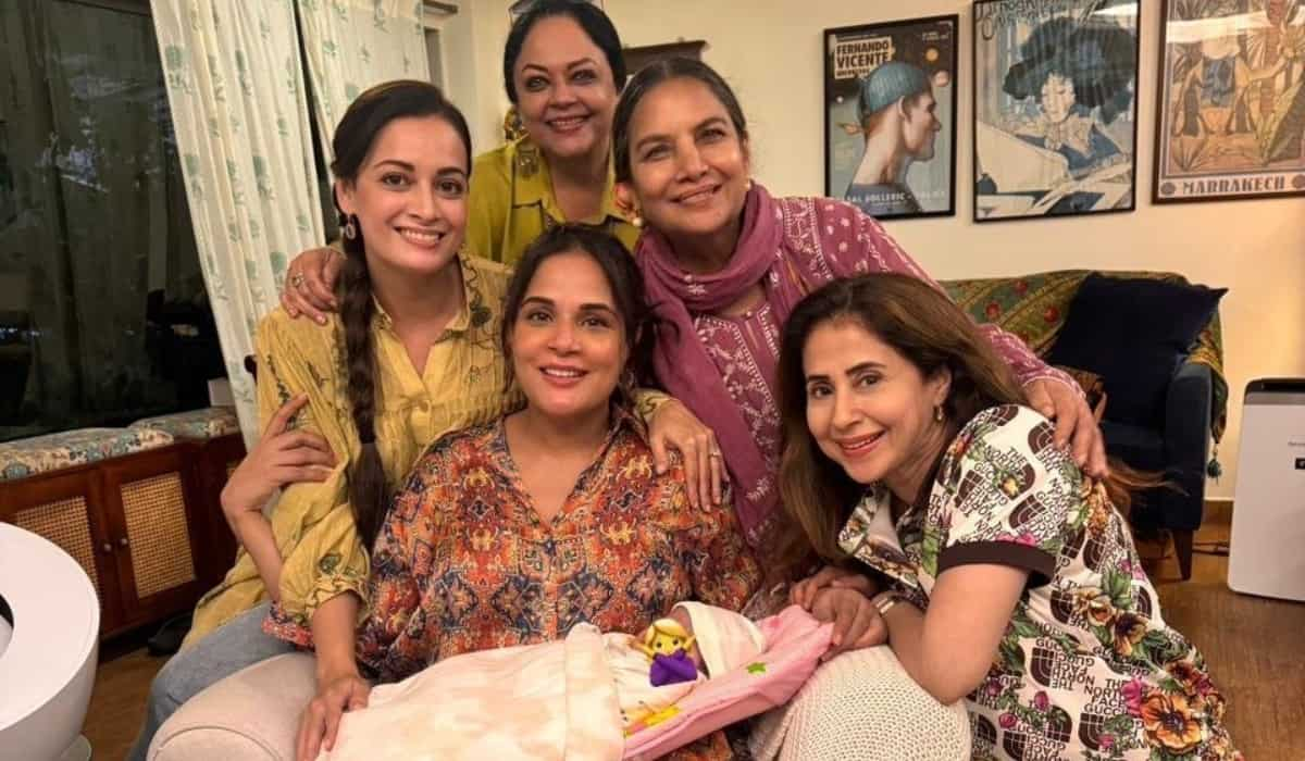 Meet new mom Richa Chadha and her daughter with the loving Khalas: Shabana Azmi, Dia Mirza, Urmila Matondkar