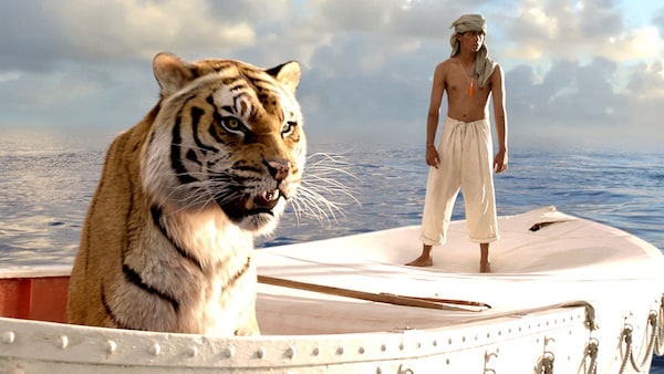 Richard Parker, the Bengal tiger and Pi in Life of Pi