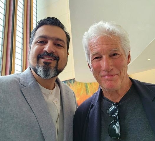 Ricky Kej with Richard Gere